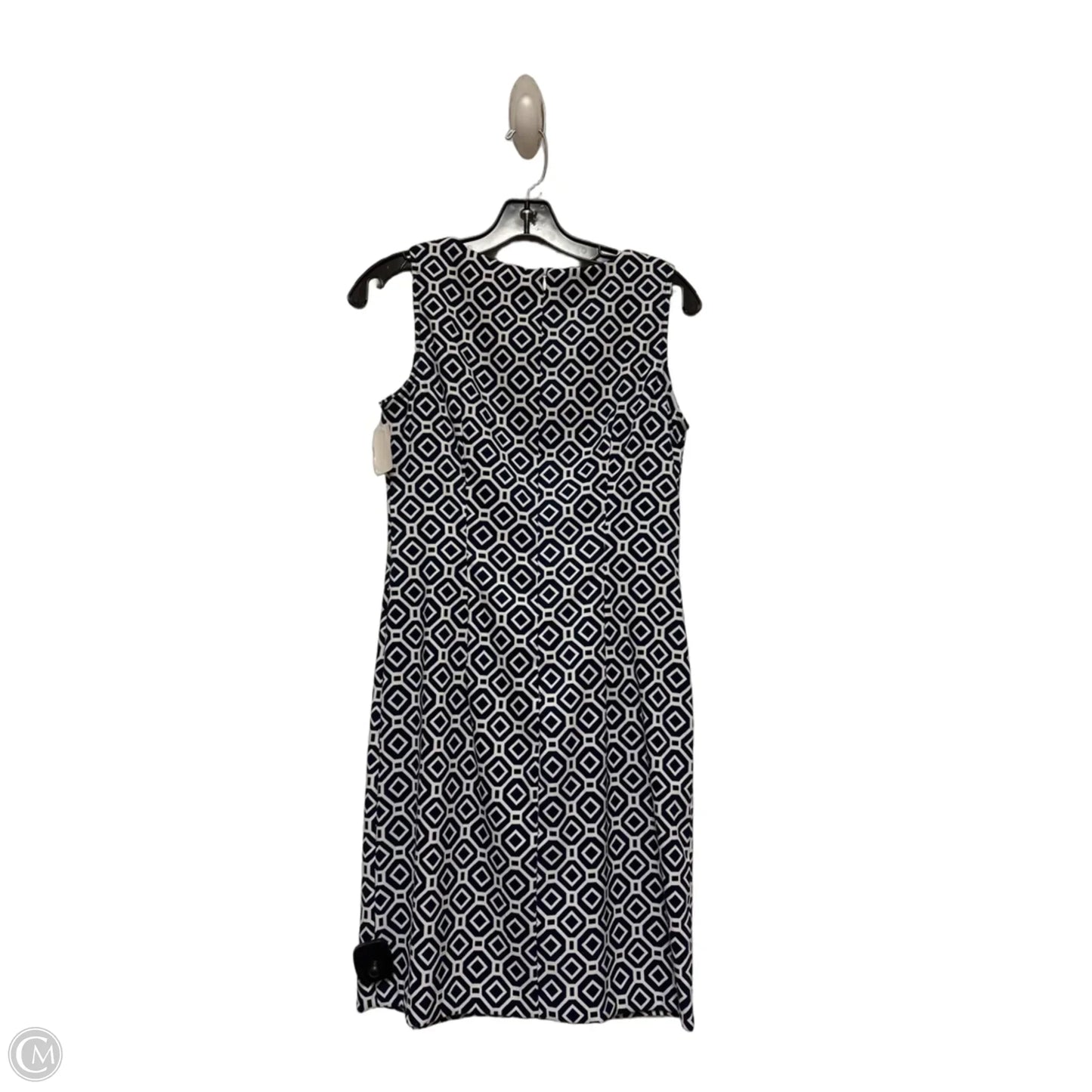 Dress Casual Midi By Connected Apparel In Geometric Pattern, Size: S