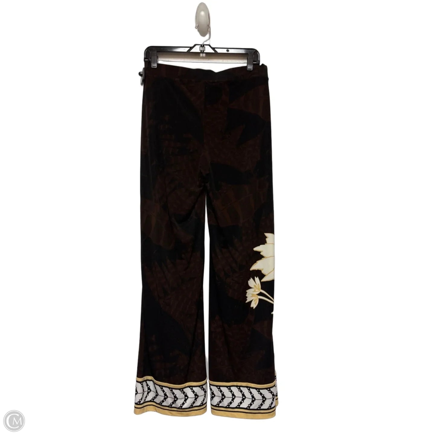 Pants Wide Leg By White House Black Market In Black & Cream, Size: 4