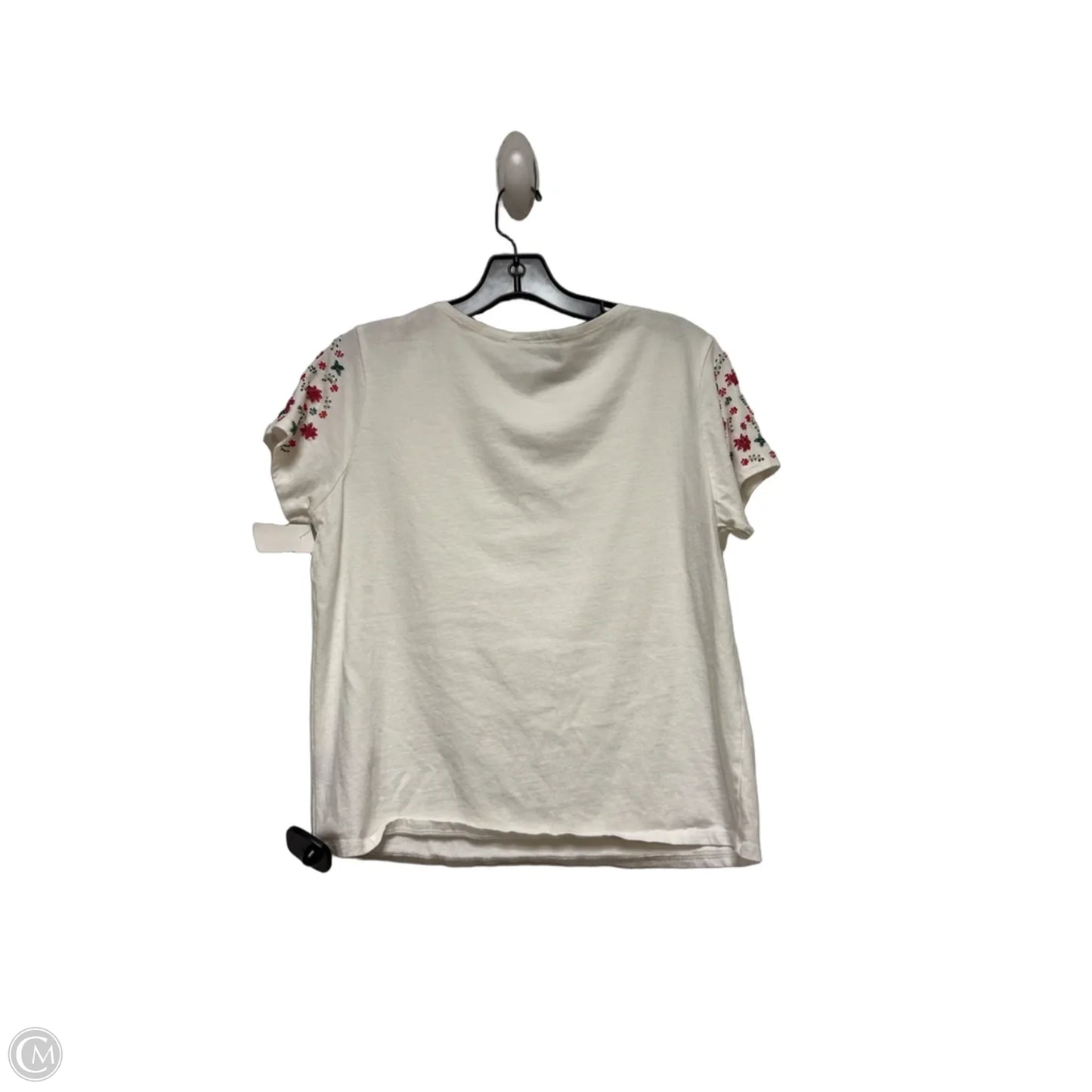 Top Short Sleeve By St Tropez In White, Size: L