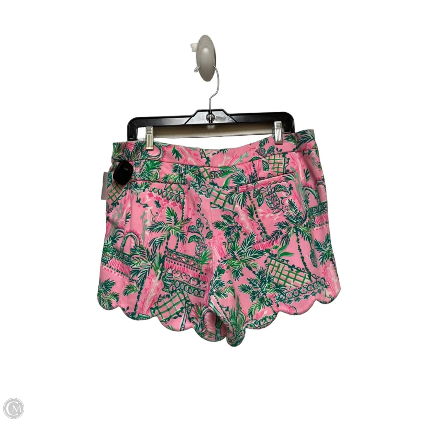 Shorts Designer By Lilly Pulitzer In Green & Pink, Size: 12