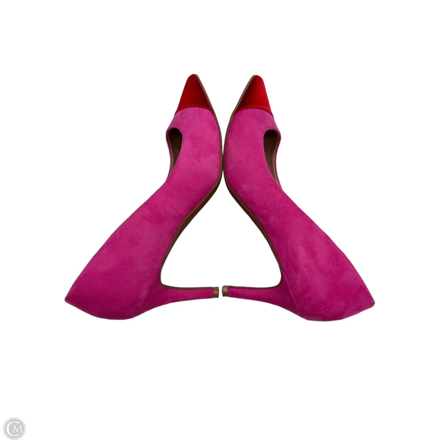 Shoes Heels Kitten By On 34th In Pink & Red, Size: 9