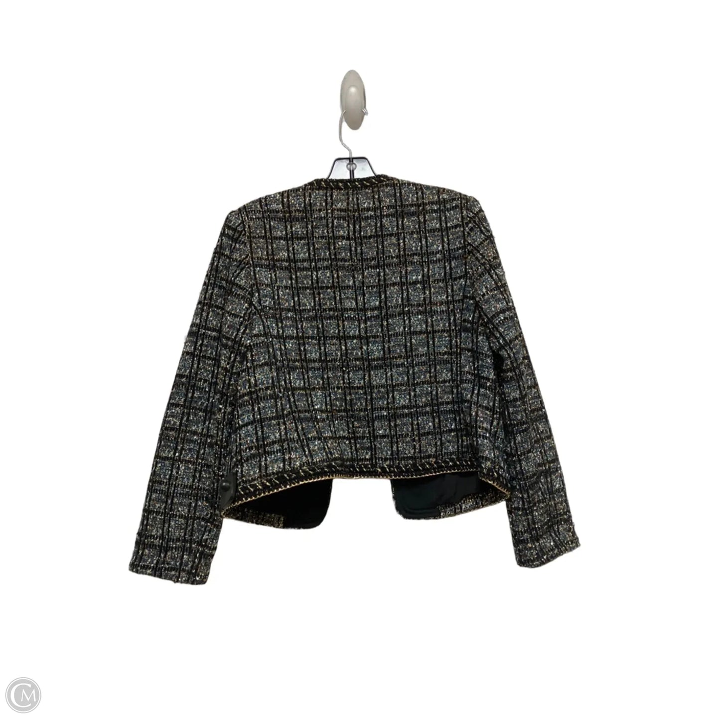 Blazer By Express In Plaid Pattern, Size: S