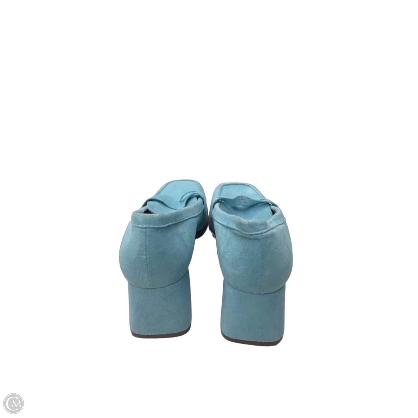 Shoes Heels Block By Clothes Mentor In Blue, Size: 9