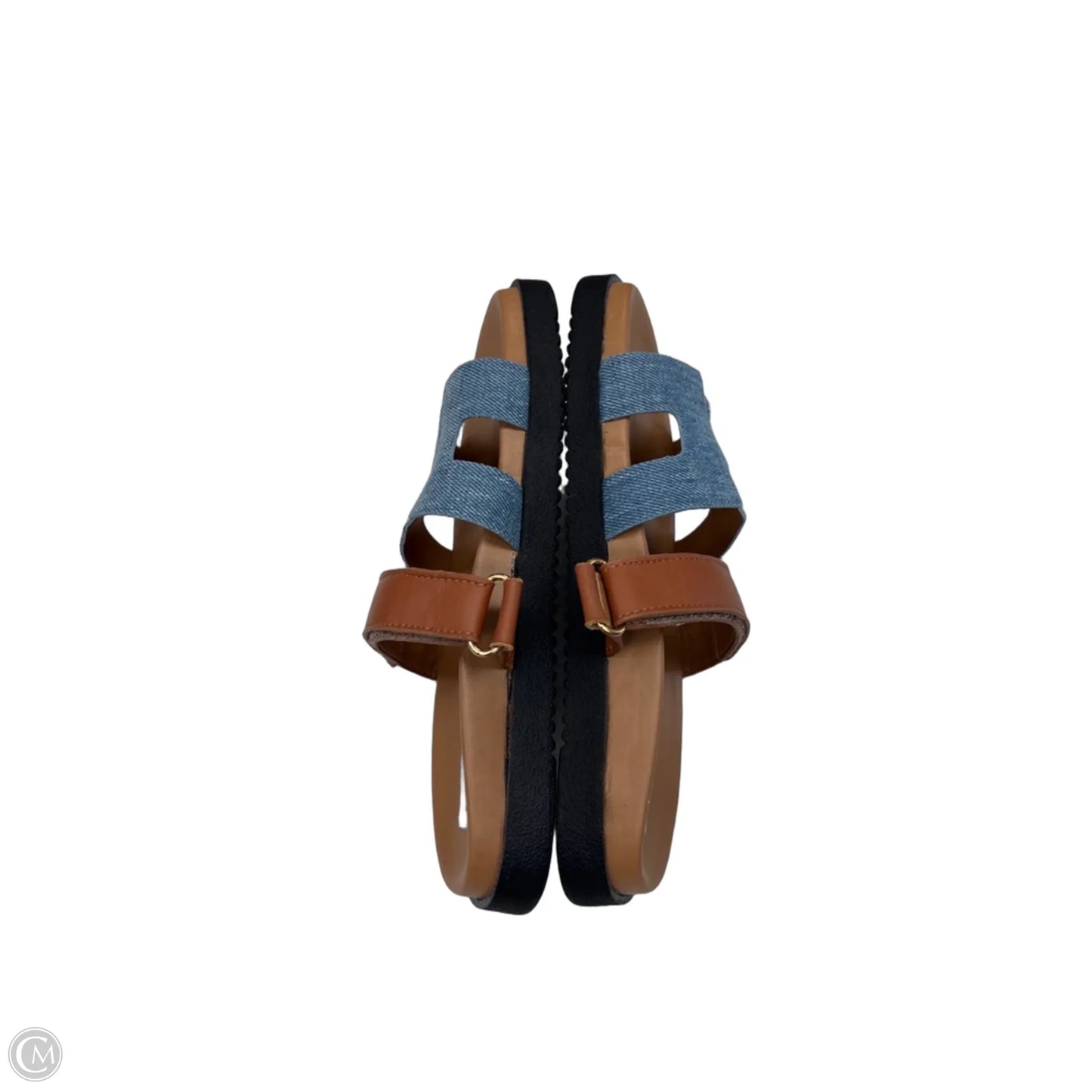 Sandals Flats By Steve Madden In Blue & Brown, Size: 7