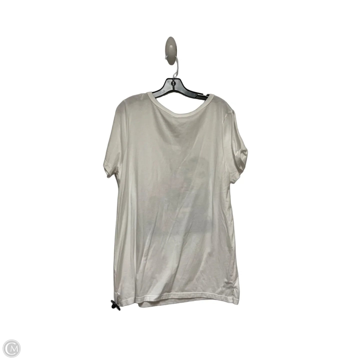Top Short Sleeve Basic By Disney In White, Size: Xl