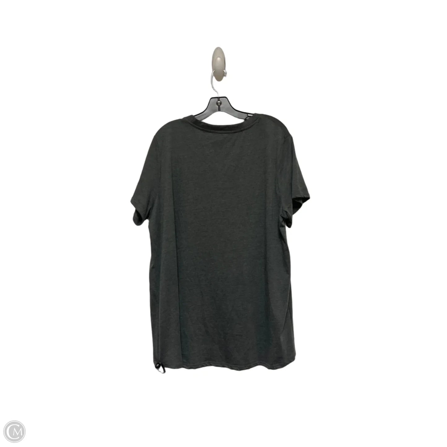 Top Short Sleeve Basic By Disney Store In Grey, Size: 2x