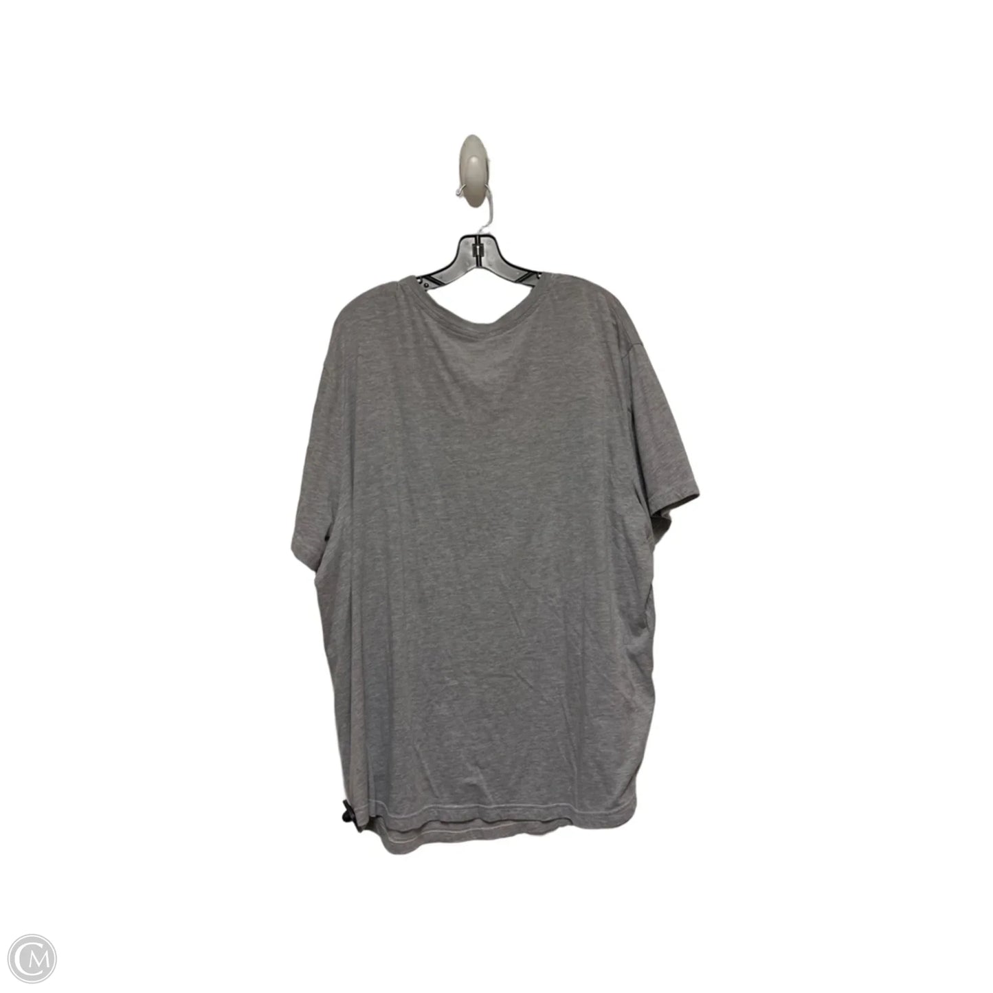 Top Short Sleeve Basic By Disney Store In Grey, Size: 2x