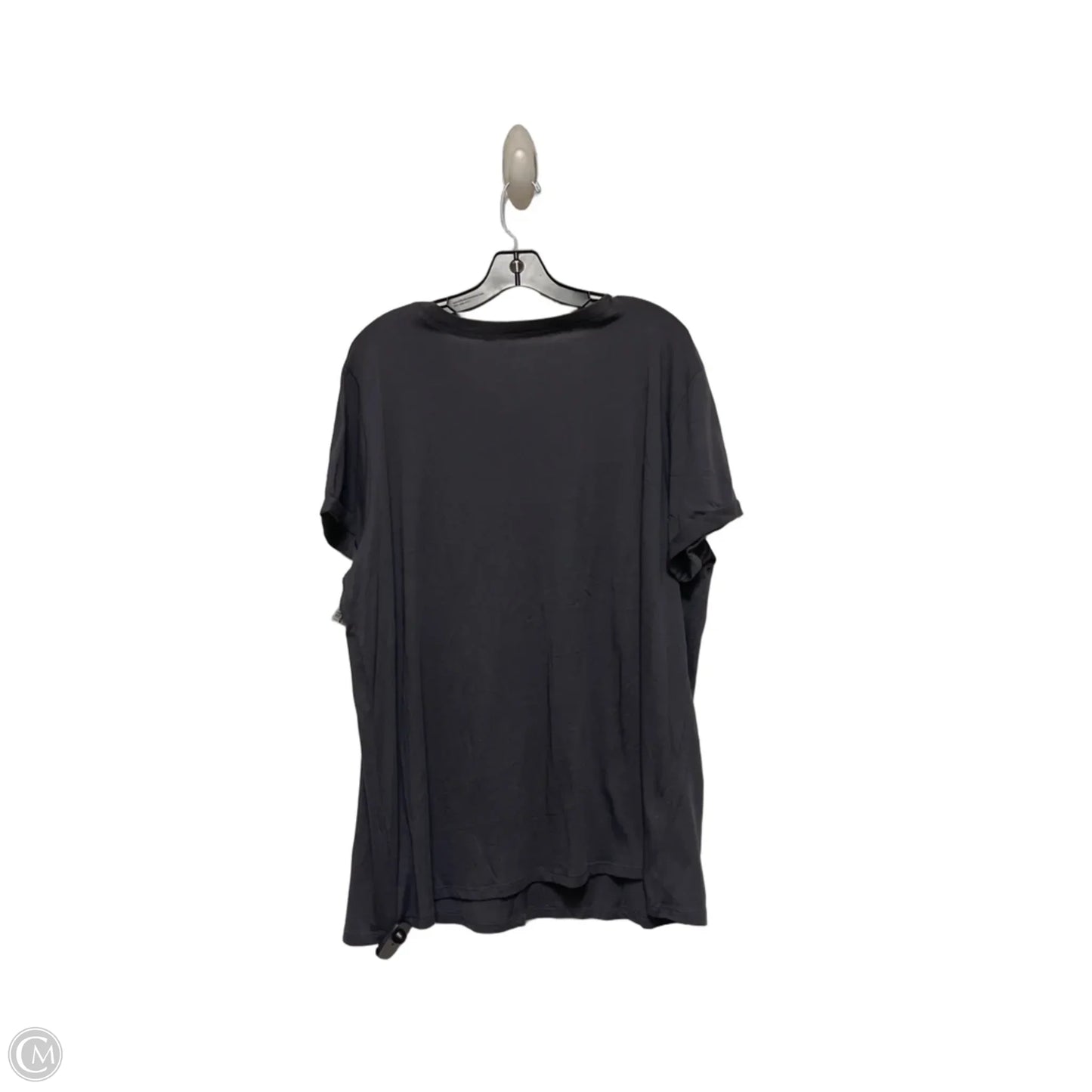 Top Short Sleeve Basic By Disney In Grey, Size: 2x
