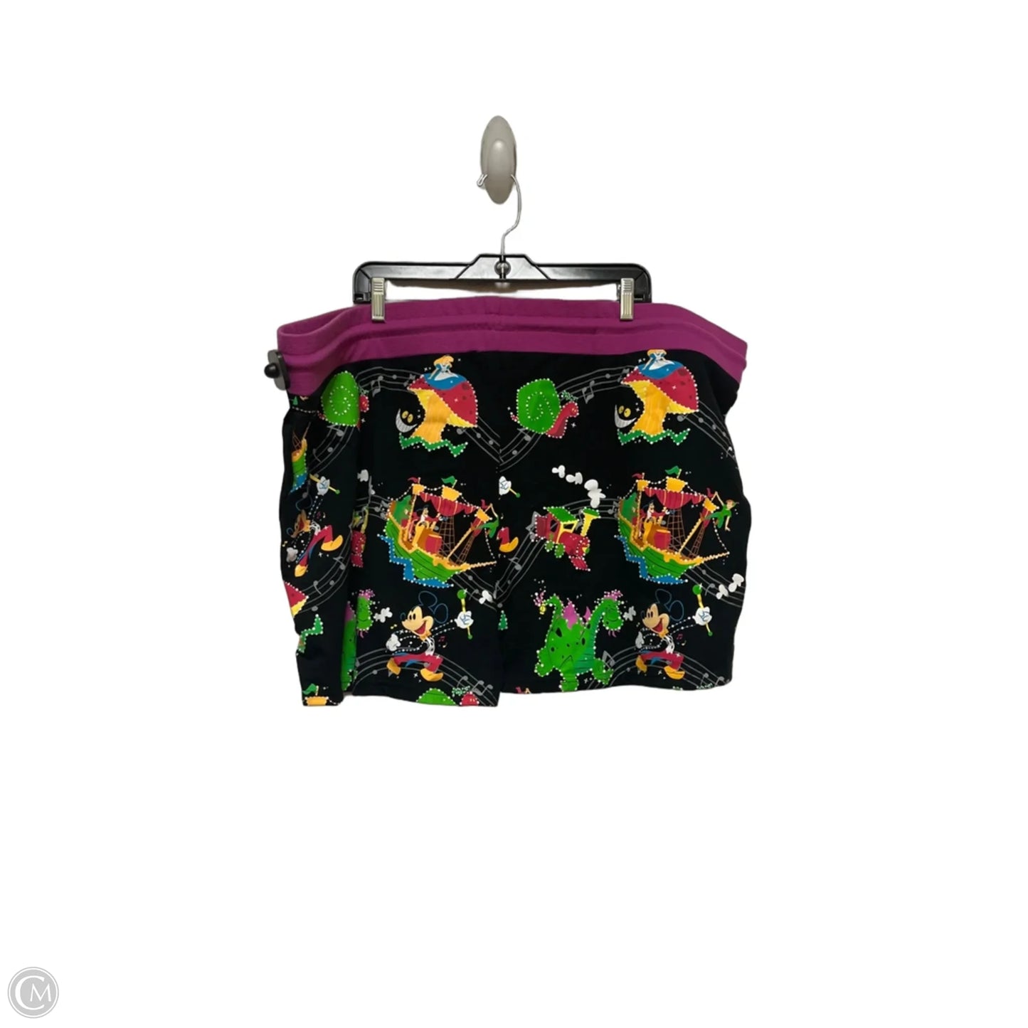 Shorts By Disney Store In Black & Purple, Size: 2x