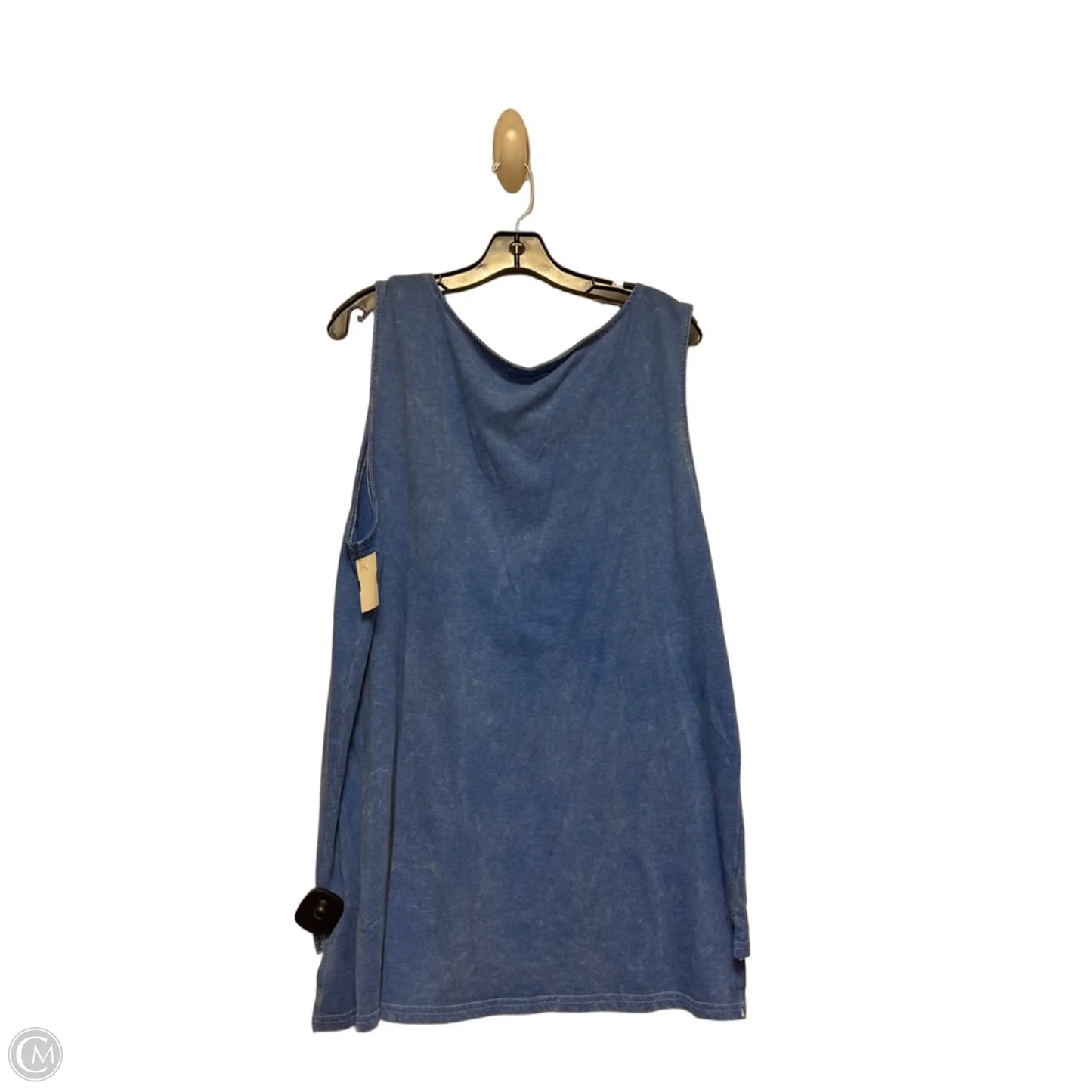 Top Sleeveless Basic By Disney Store In Blue, Size: 2x