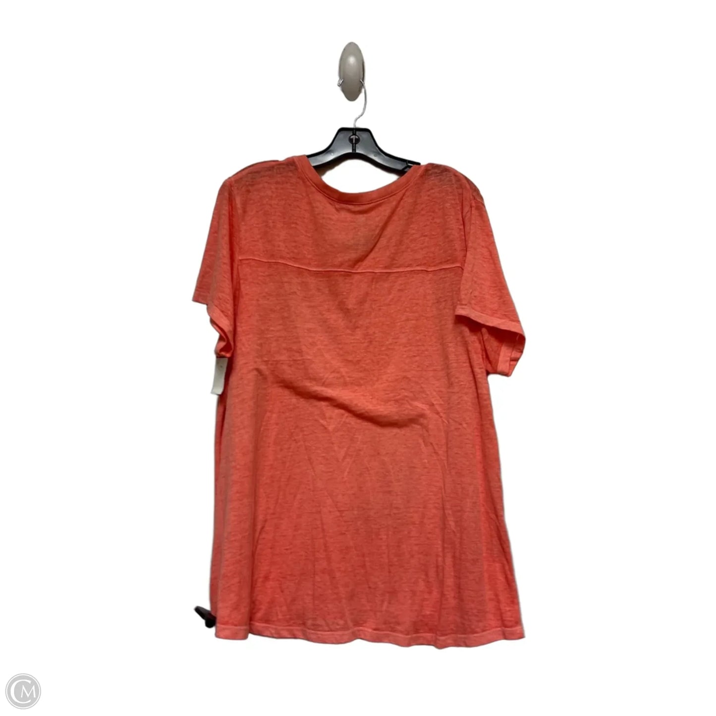 Top Short Sleeve Basic By Disney Store In Orange, Size: 2x