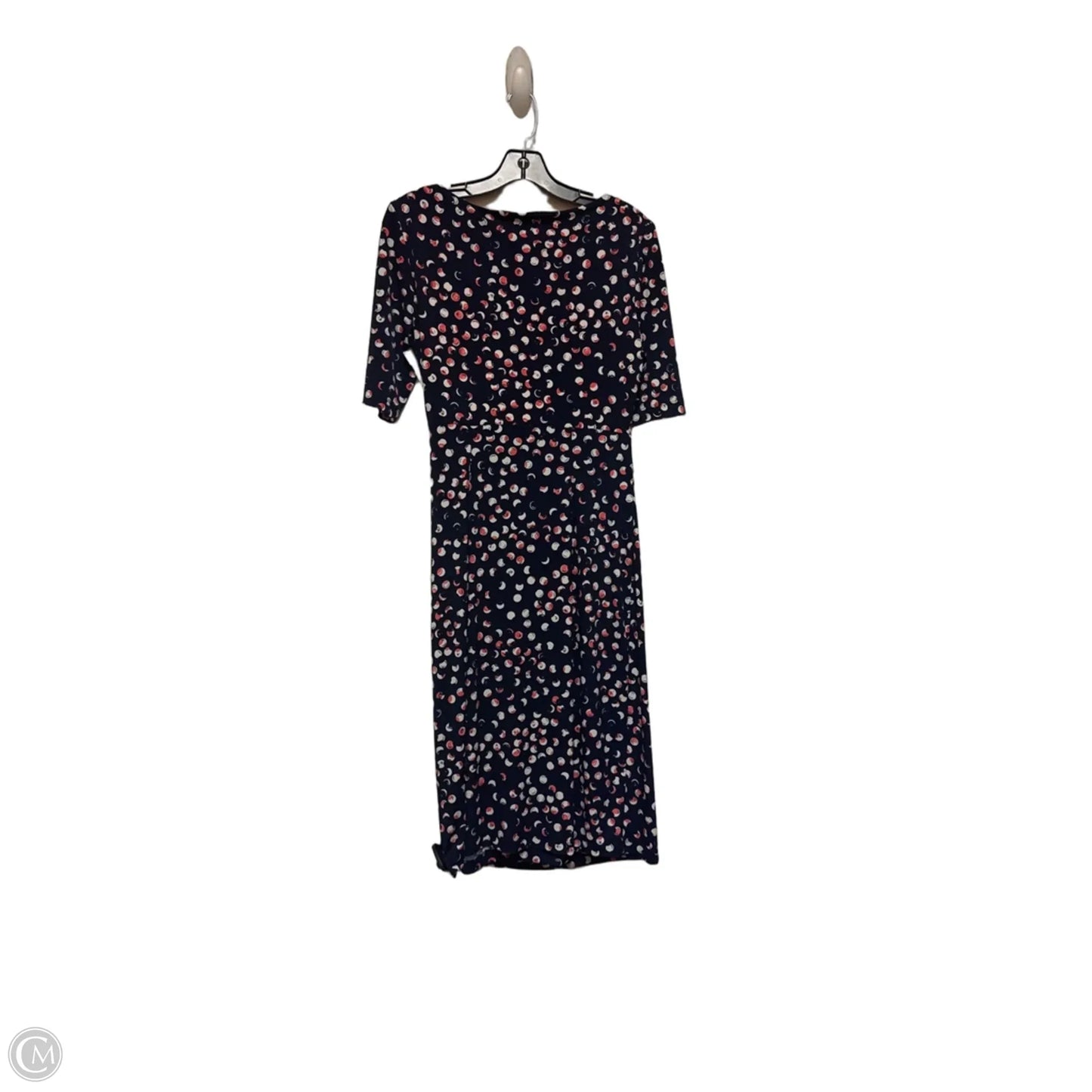 Dress Casual Midi By Connected Apparel In Blue & Pink, Size: M