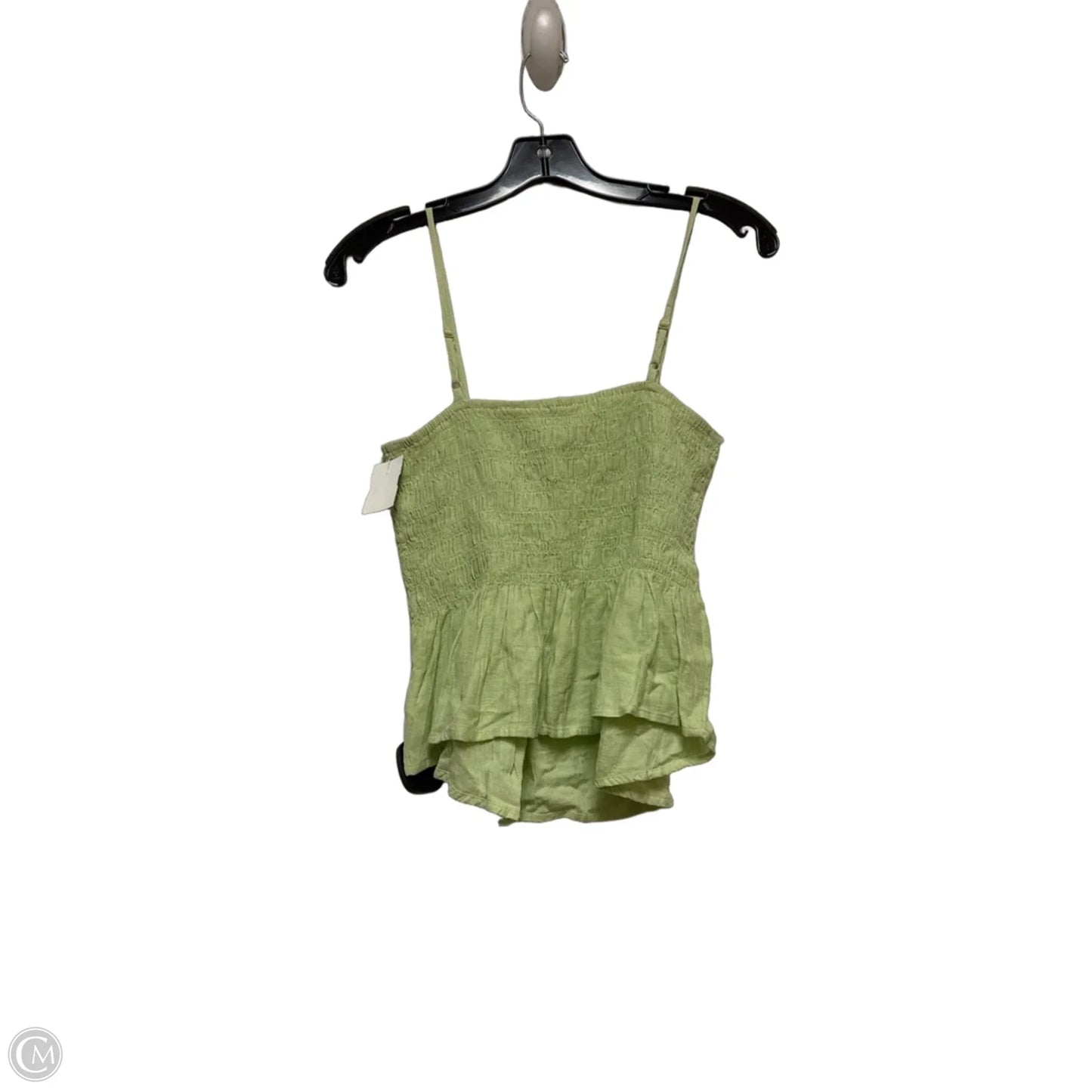 Top Sleeveless By American Eagle In Green, Size: M