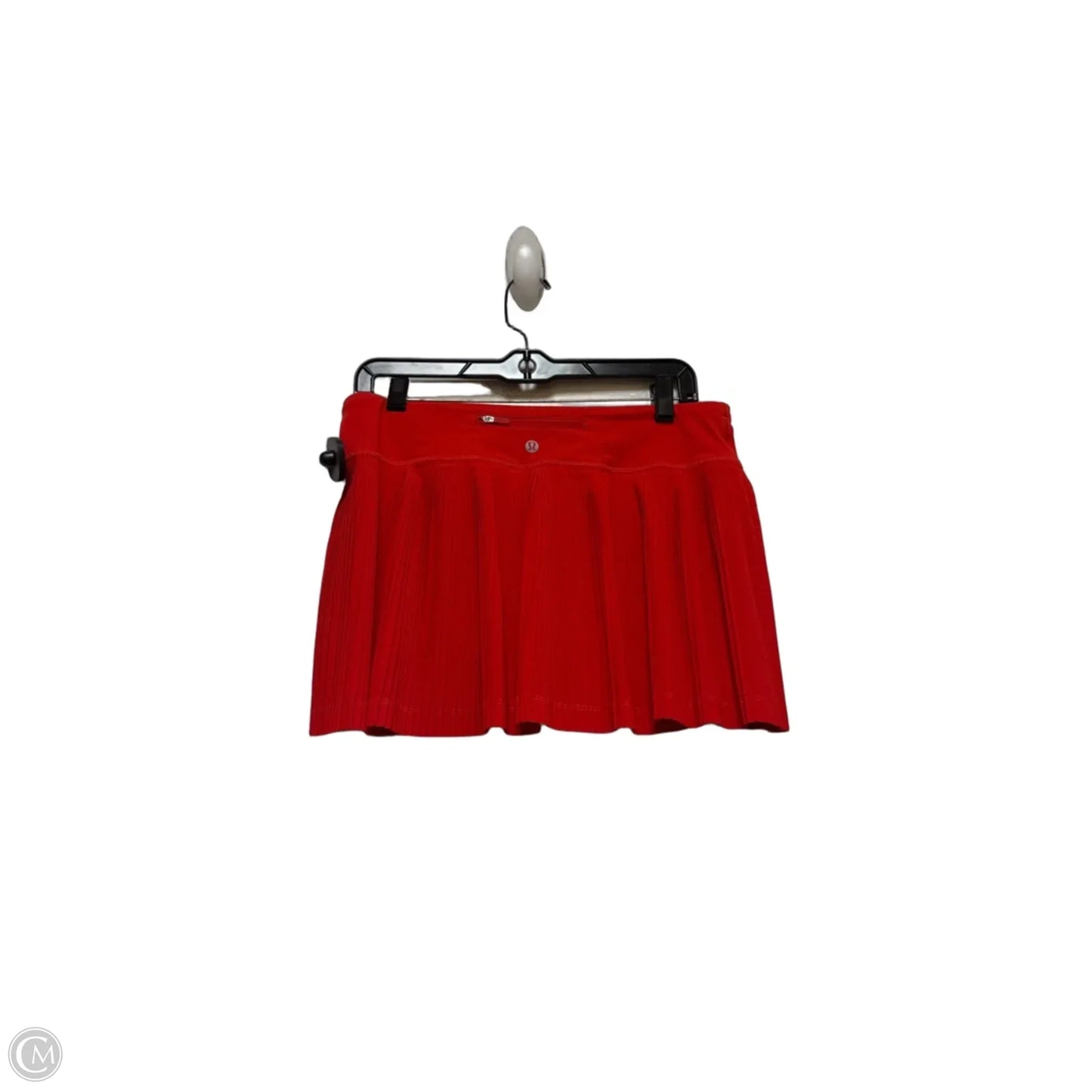 Athletic Skort By Lululemon In Red, Size: 8