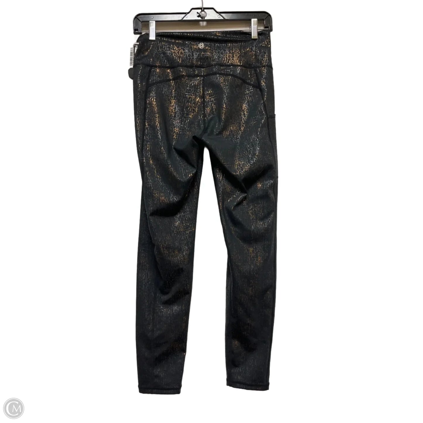 Pants Designer By Lilly Pulitzer In Black & Gold, Size: M