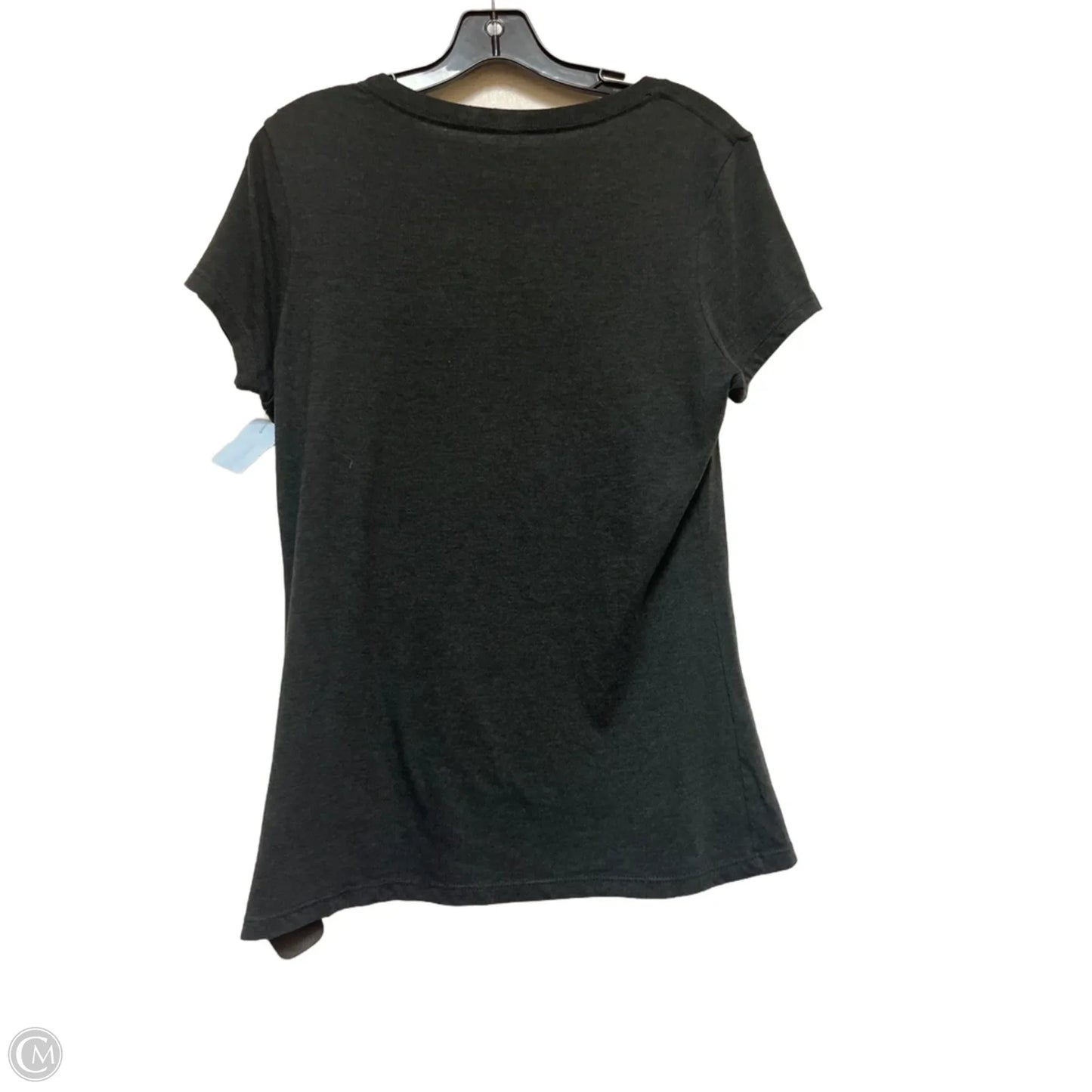 Top Short Sleeve By Disney In Grey, Size: M