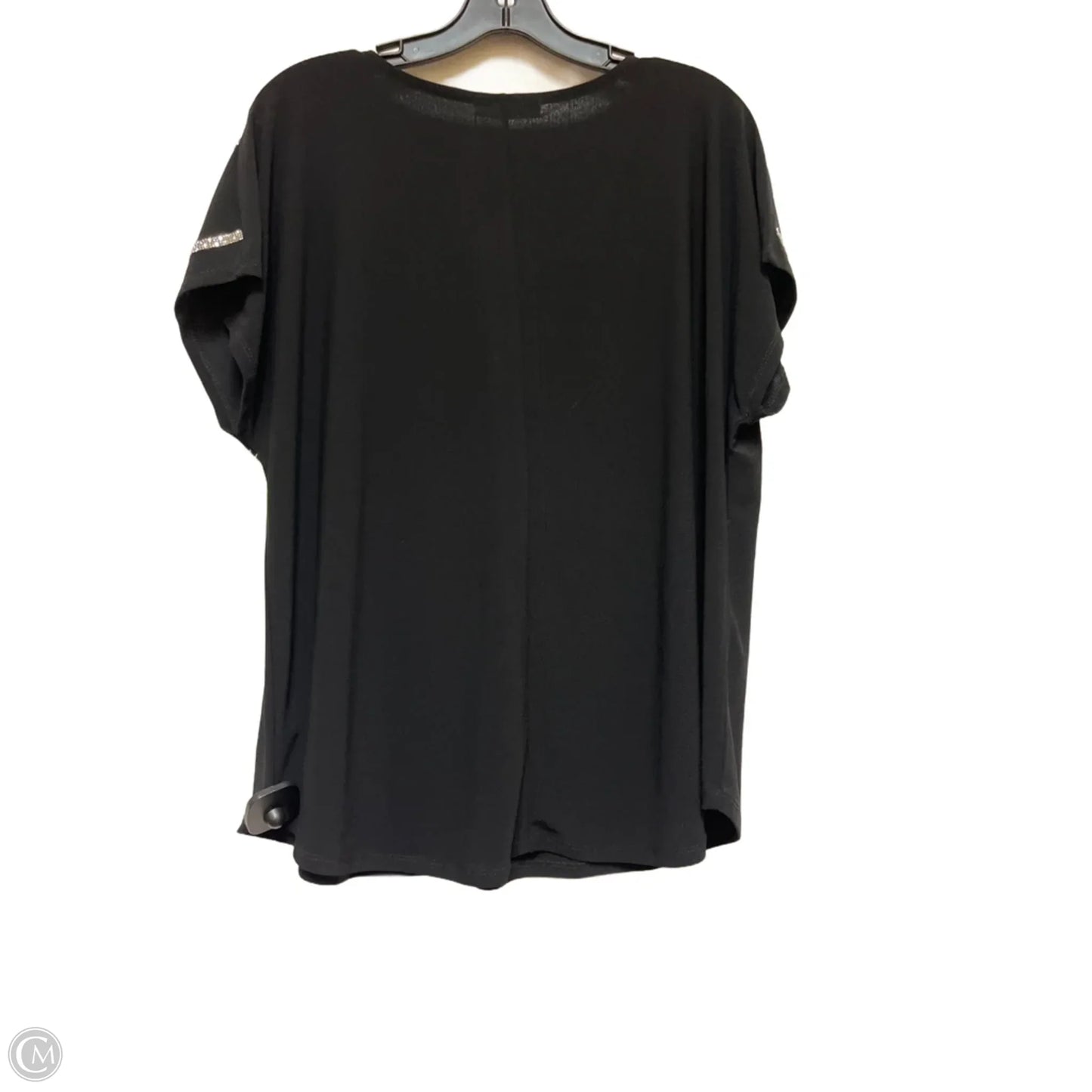 Top Short Sleeve By 89th And Madison In Black, Size: Xl