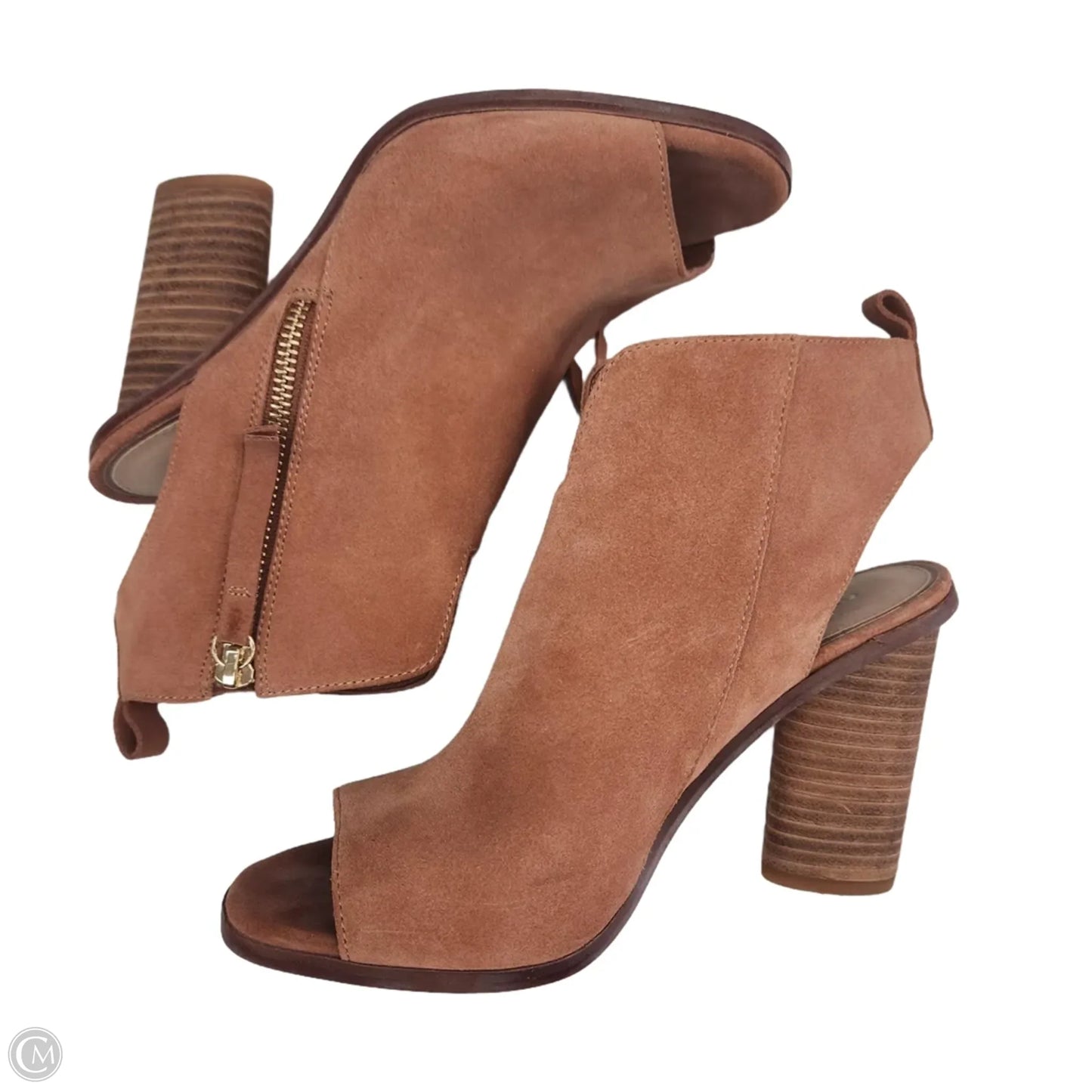 Boots Ankle Heels By Giani Bernini In Brown, Size: 8