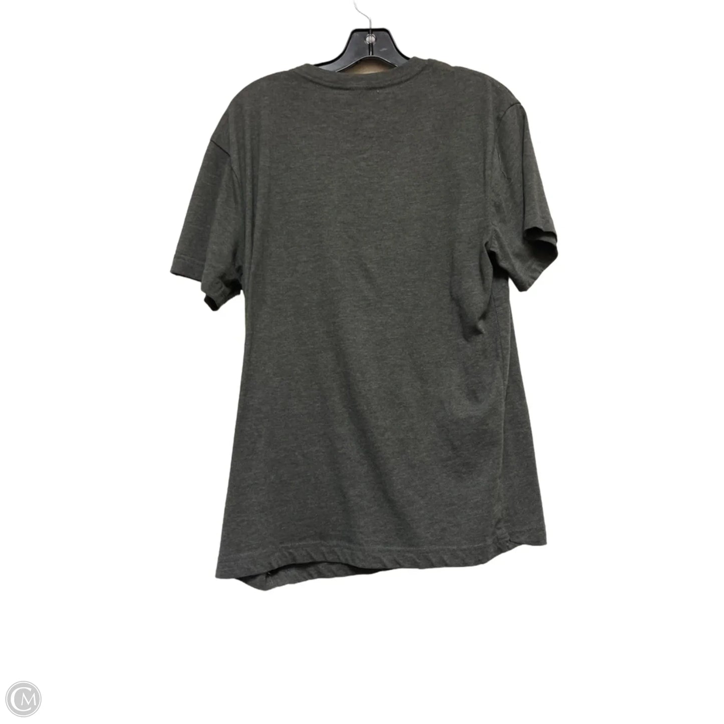 Top Short Sleeve By Disney In Grey, Size: M
