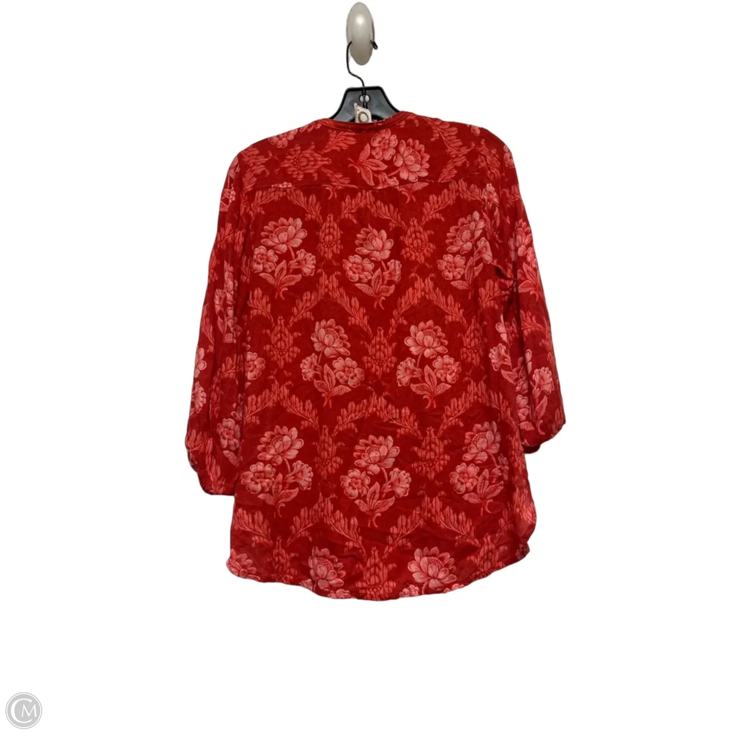 Top Short Sleeve By Akemi And Kin In Floral Print, Size: Xs