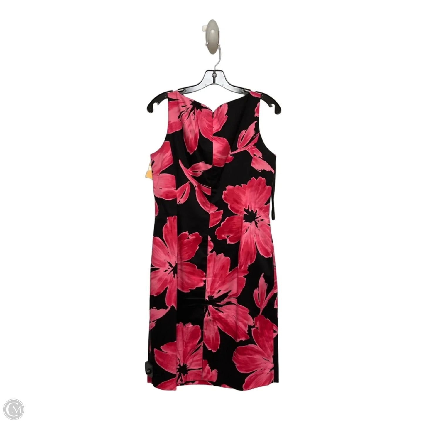 Dress Casual Short By Jones New York In Black & Pink, Size: M