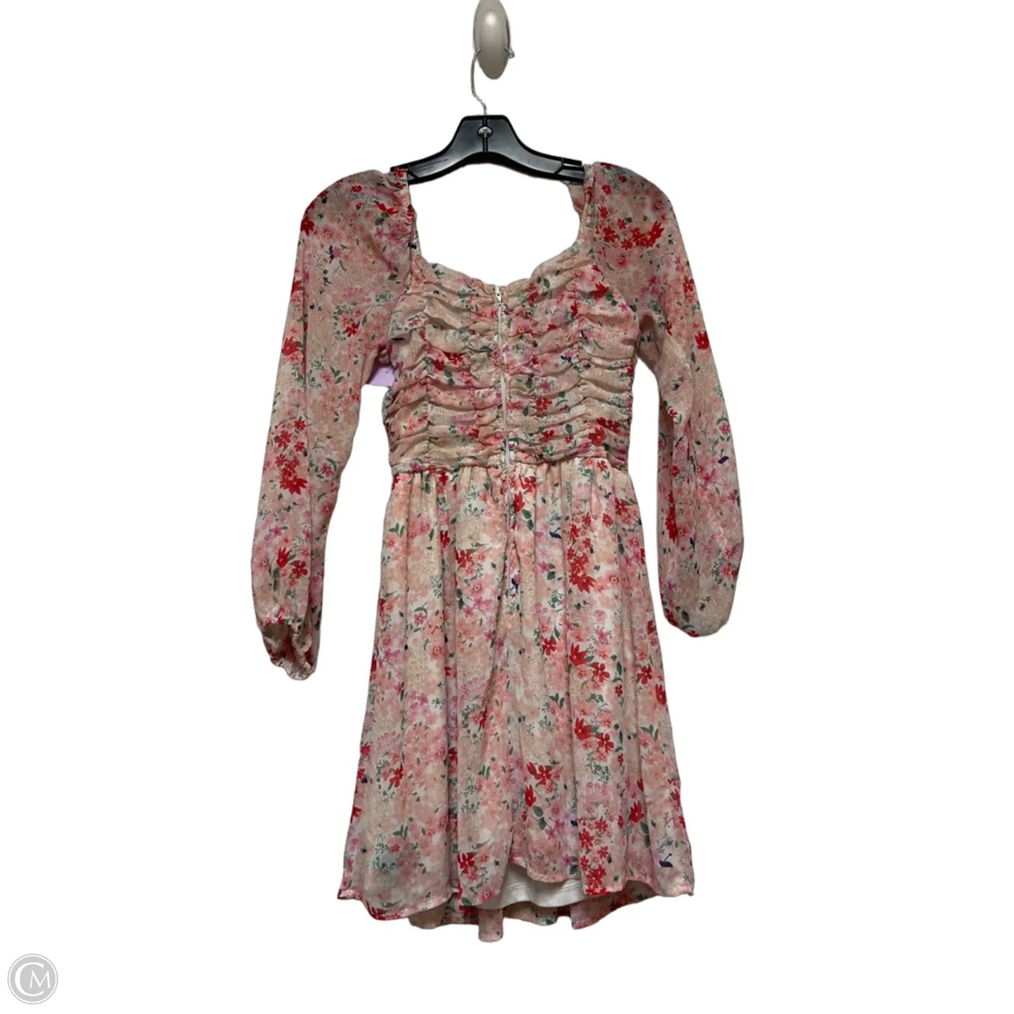 Dress Casual Short By Clothes Mentor In Floral Print, Size: Xs