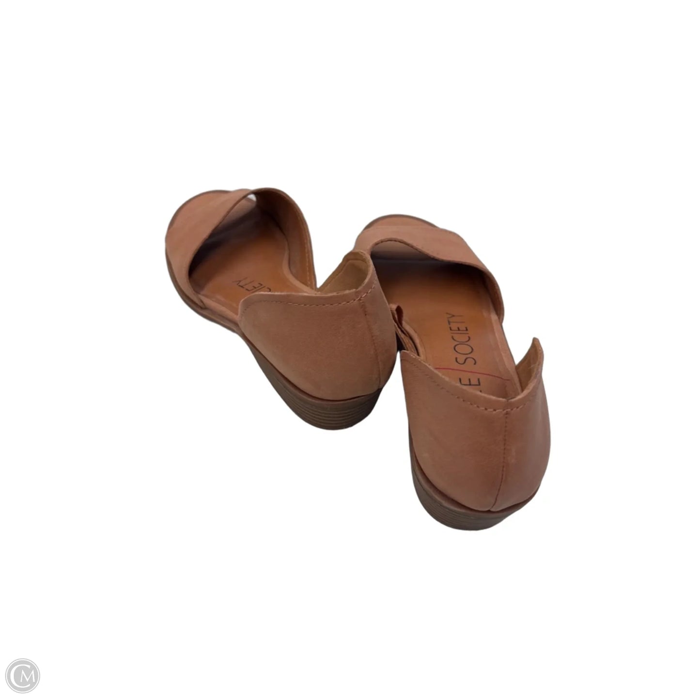 Sandals Heels Block By Sole Society In Brown, Size: 8
