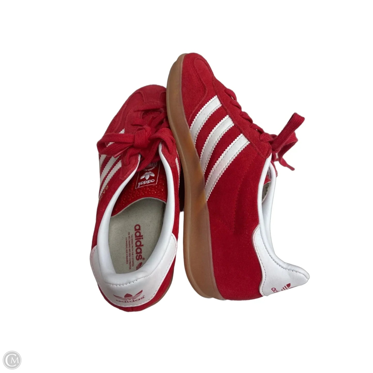 Shoes Sneakers By Adidas In Red & White, Size: 7