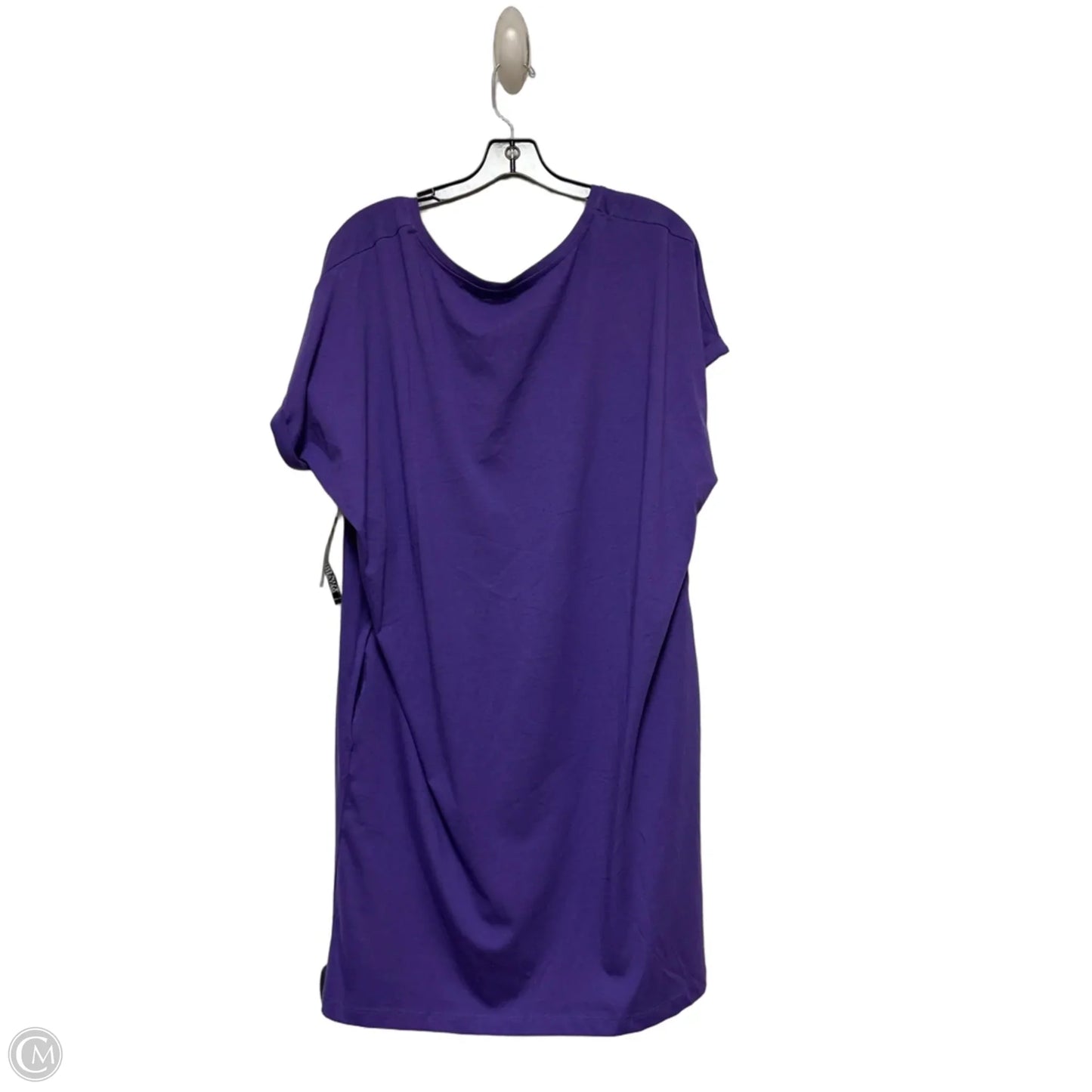 Dress Casual Short By New York And Co In Purple, Size: L
