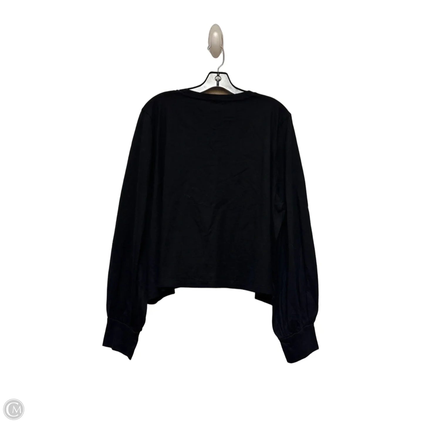 Top Long Sleeve By Banana Republic In Black, Size: Xxl