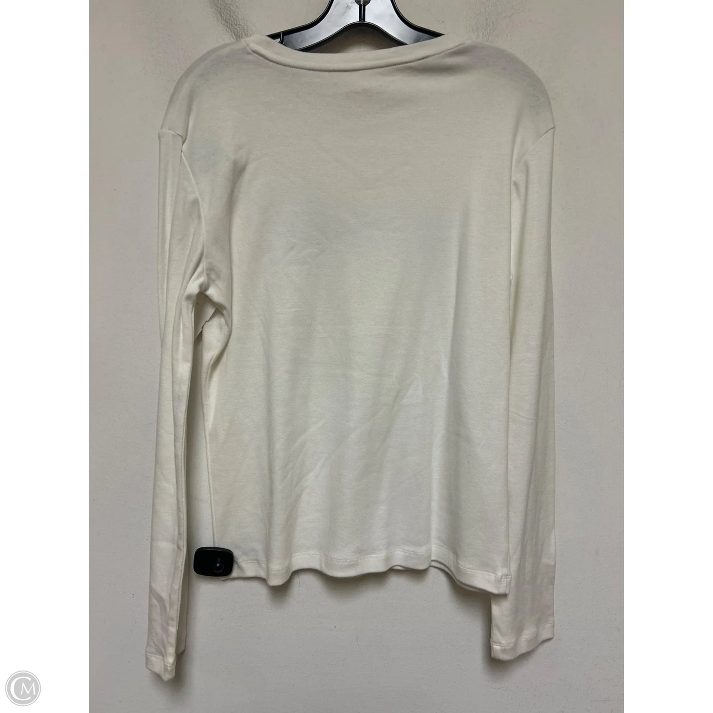 Top Long Sleeve By Vera Bradley In White, Size: L