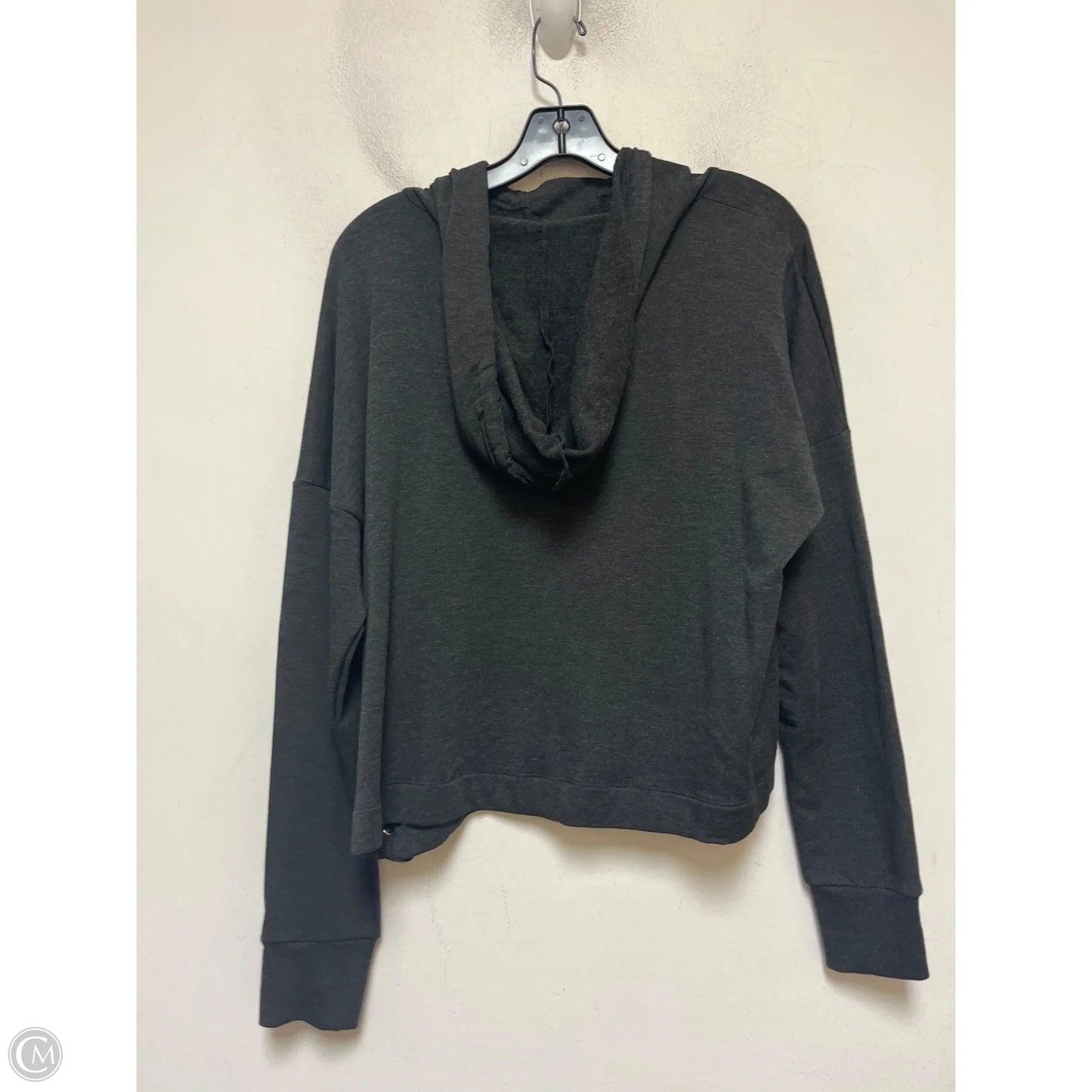 Athletic Sweatshirt Hoodie By Beyond Yoga In Grey, Size: M