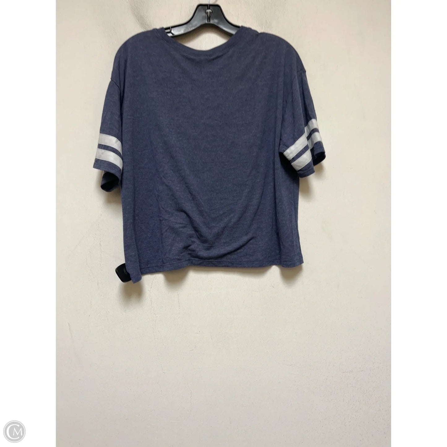 Top Short Sleeve By Disney In Purple, Size: L