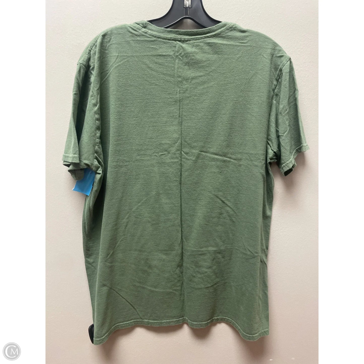 Top Short Sleeve By Disney In Green, Size: L