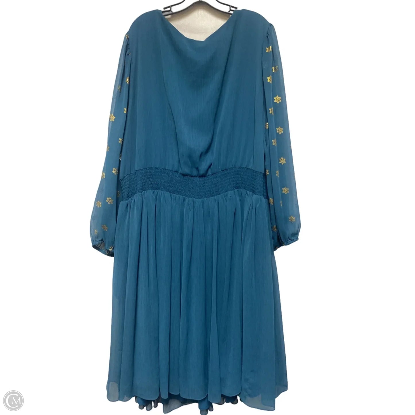 Dress Casual Maxi By Disney In Teal, Size: 3x