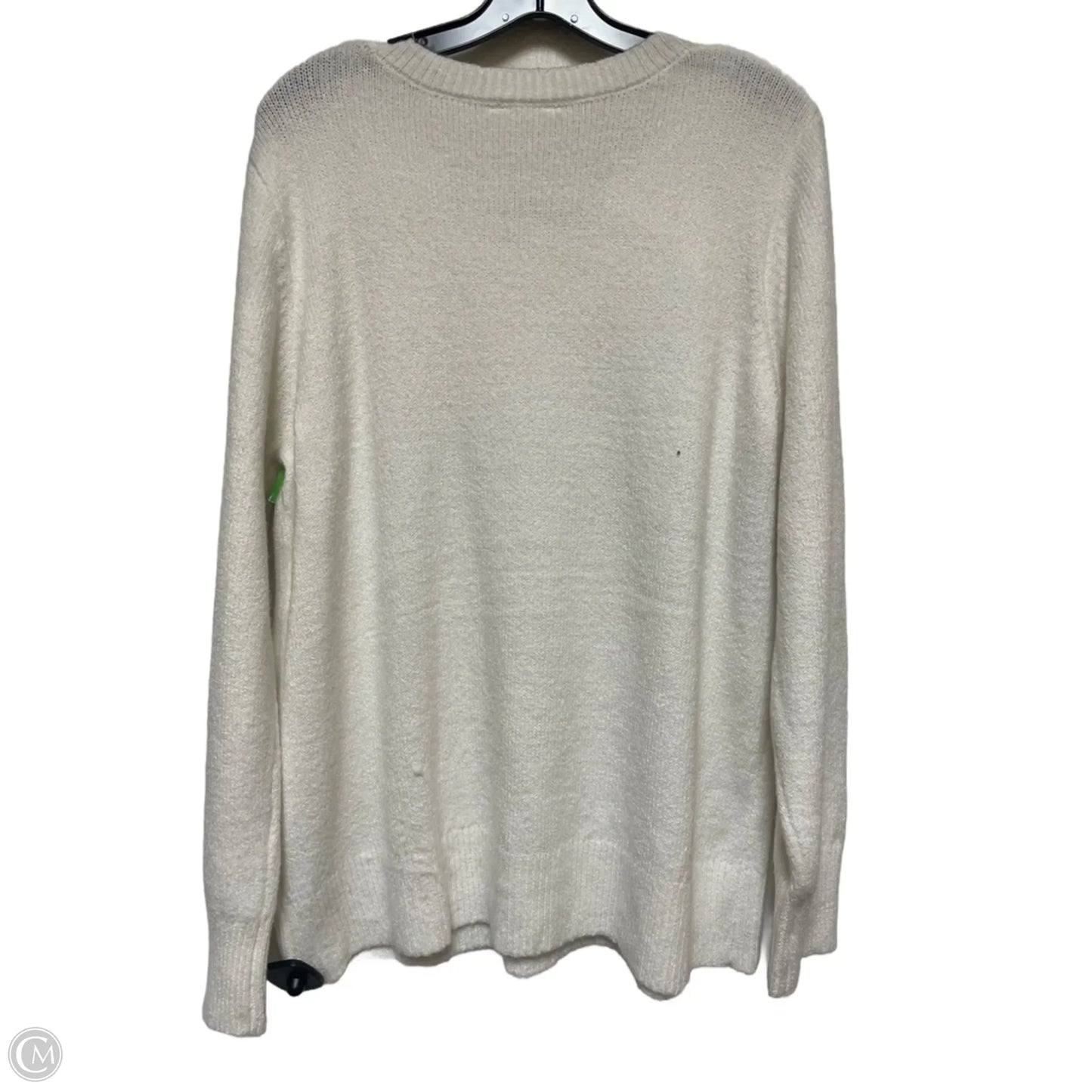 Sweater By Terra & Sky In White, Size: Xl