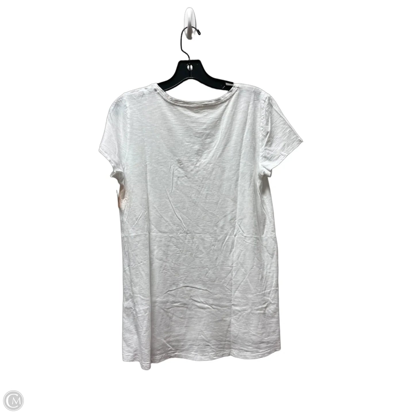 Top Short Sleeve Designer By Lilly Pulitzer In White, Size: S