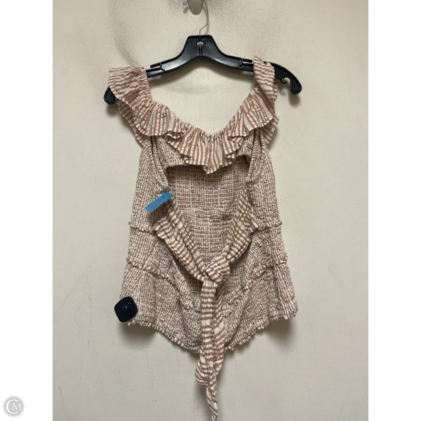 Top Sleeveless By Anthropologie In Striped Pattern, Size: Xl