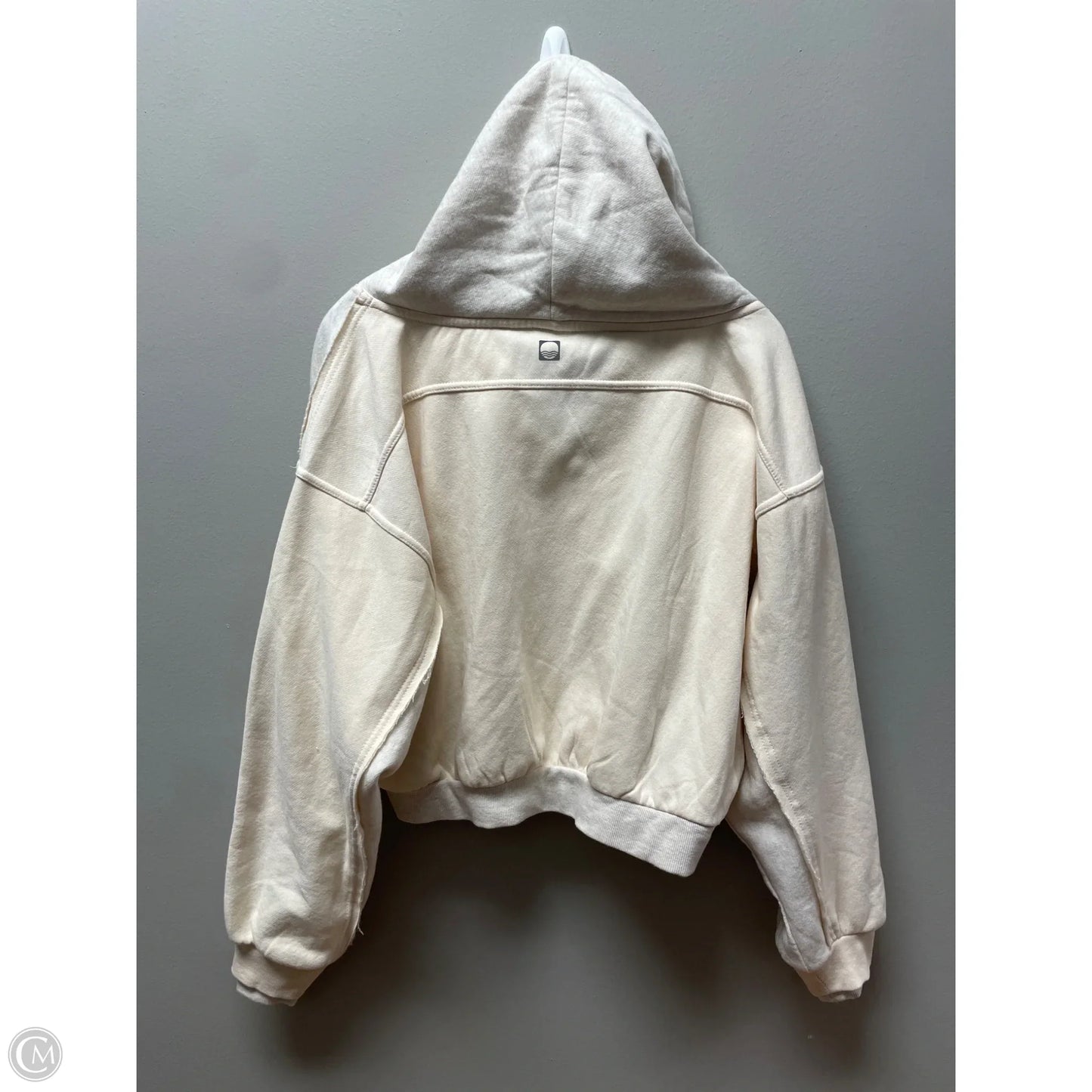 Sweatshirt Hoodie By Daily Practice By Anthropologie In Cream, Size: L