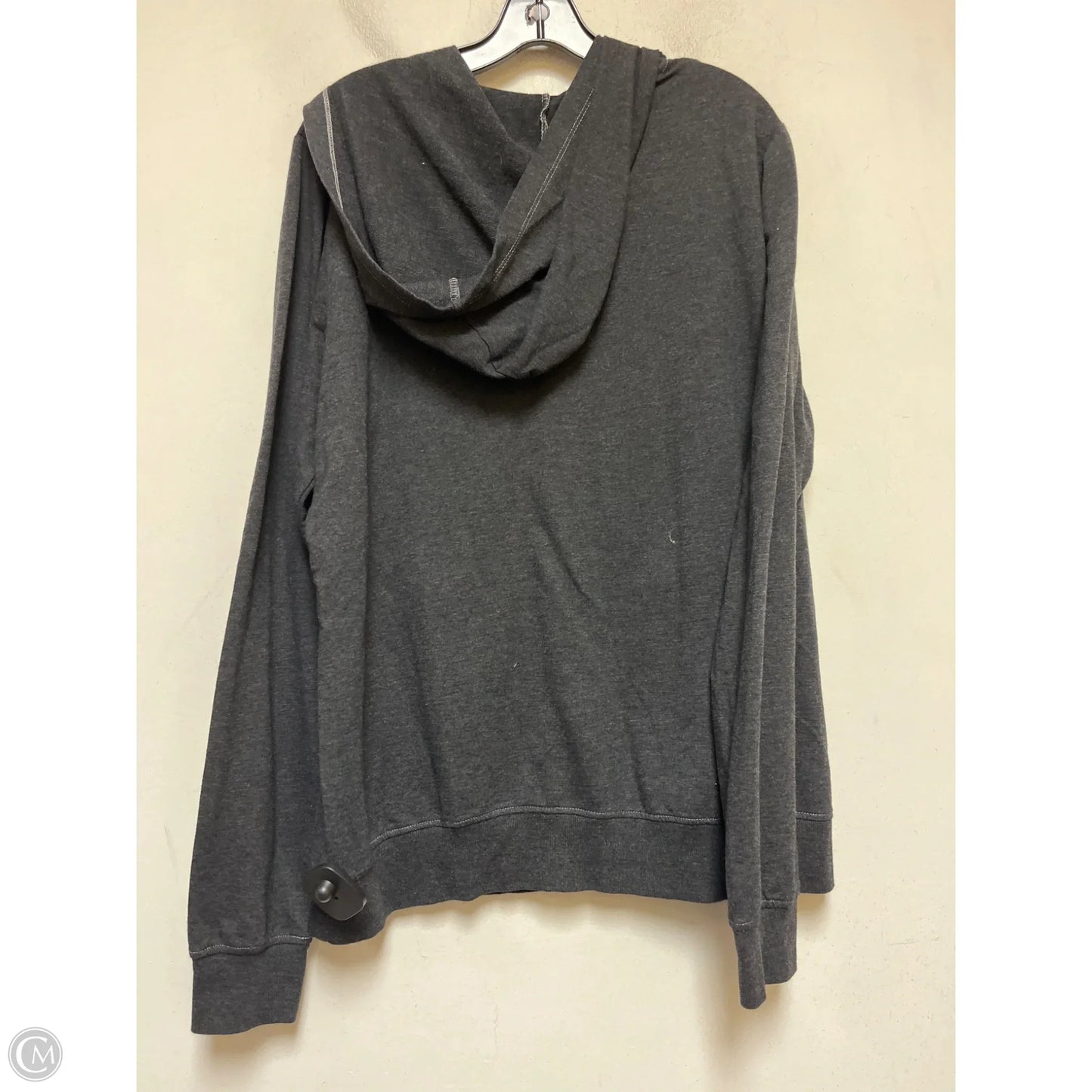 Sweatshirt Hoodie By Disney In Grey, Size: 2x