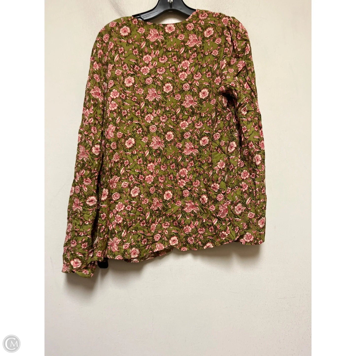 Top Long Sleeve By Jessica Simpson In Floral Print, Size: L