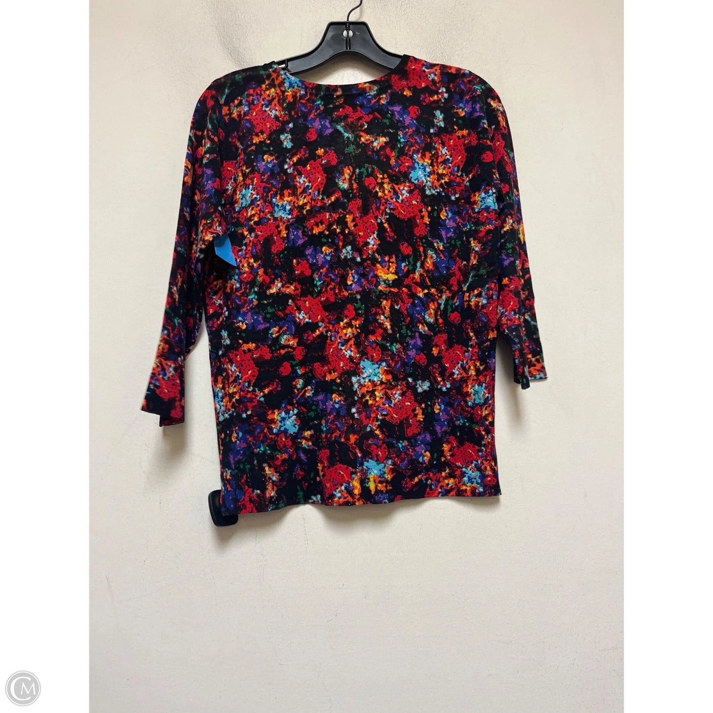 Top Long Sleeve By Grace Elements In Multi-colored, Size: M