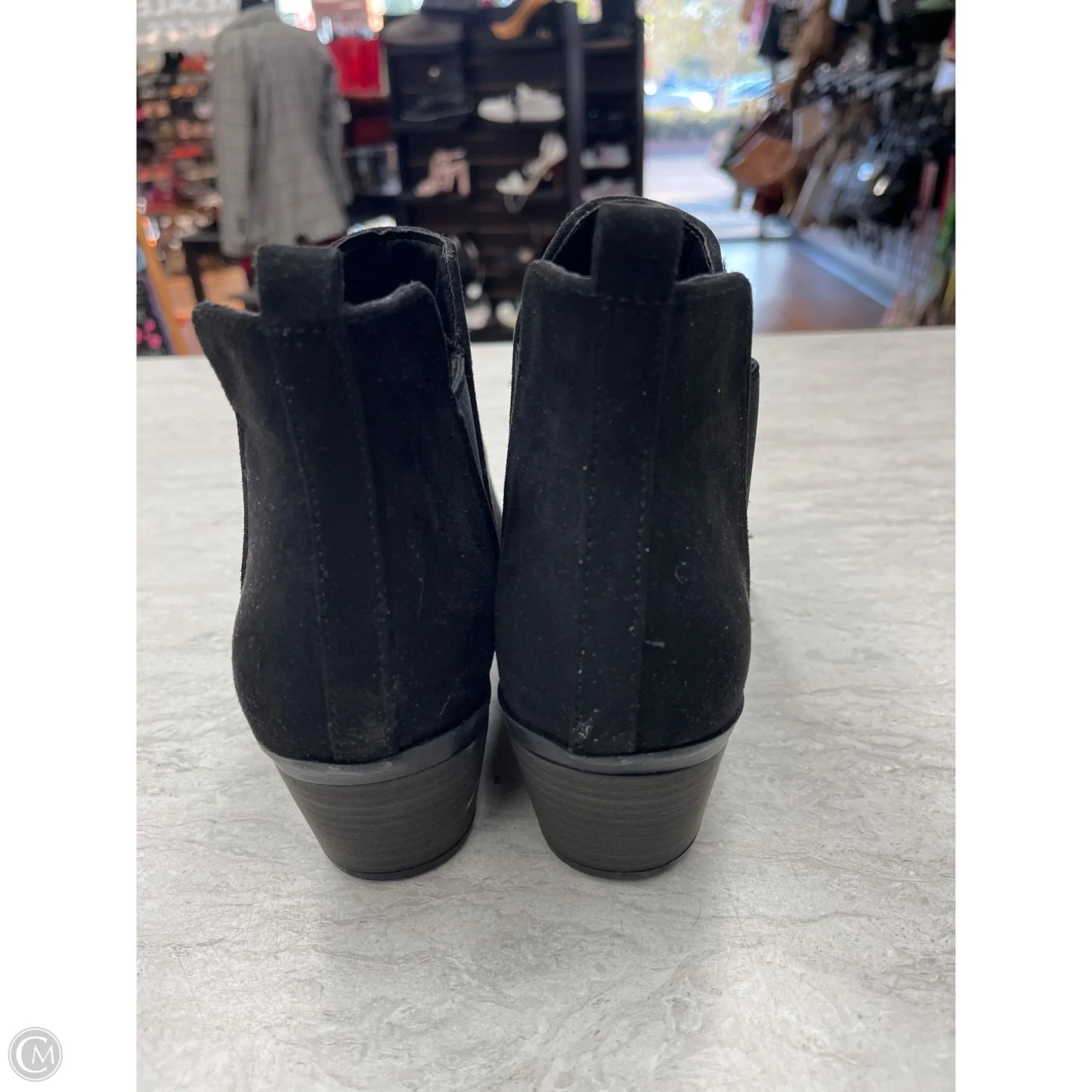 Boots Ankle Heels By Universal Thread In Black, Size: 6.5