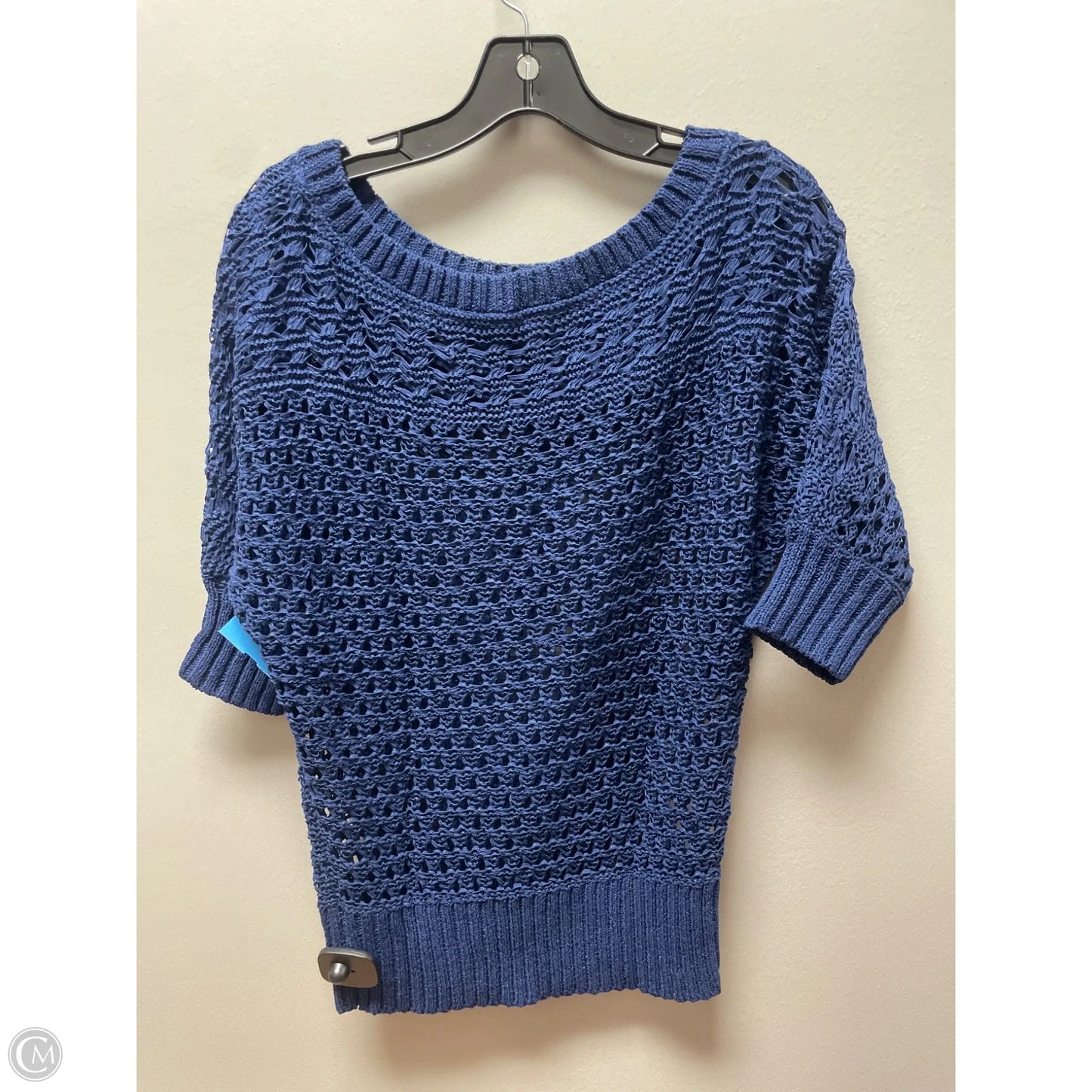 Top Short Sleeve By White House Black Market In Navy, Size: S