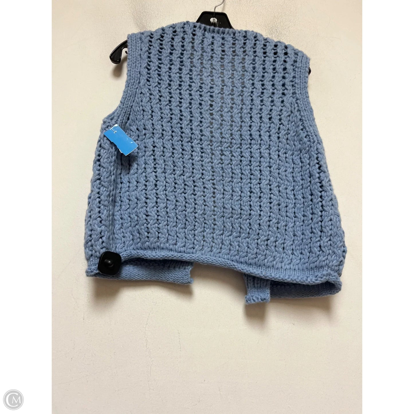 Vest Sweater By Mable In Blue, Size: S