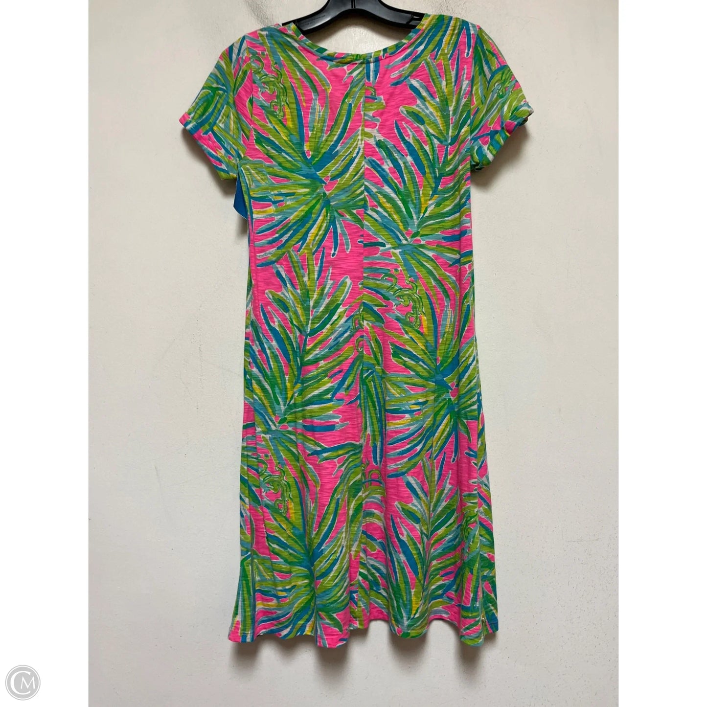 Dress Designer By Lilly Pulitzer In Green & Pink, Size: S