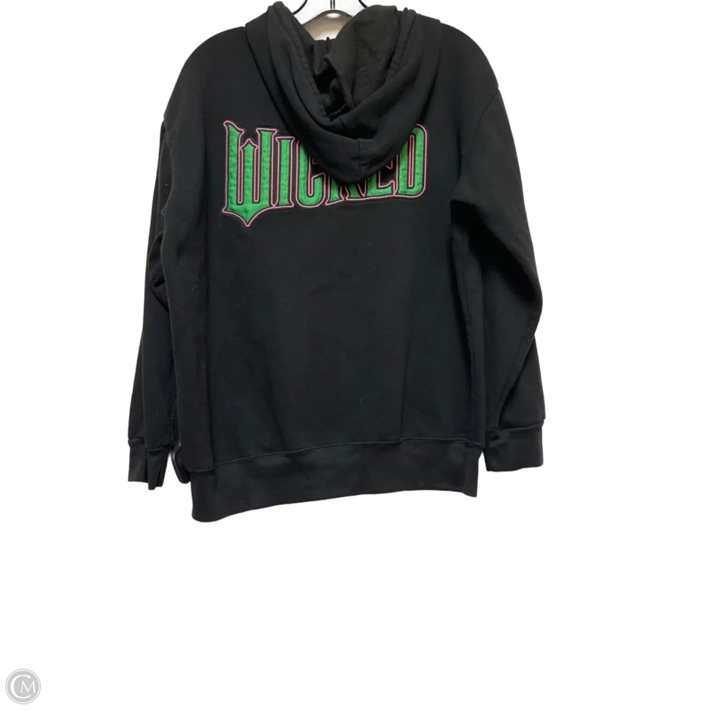 Sweatshirt Hoodie By Clothes Mentor In Black, Size: L