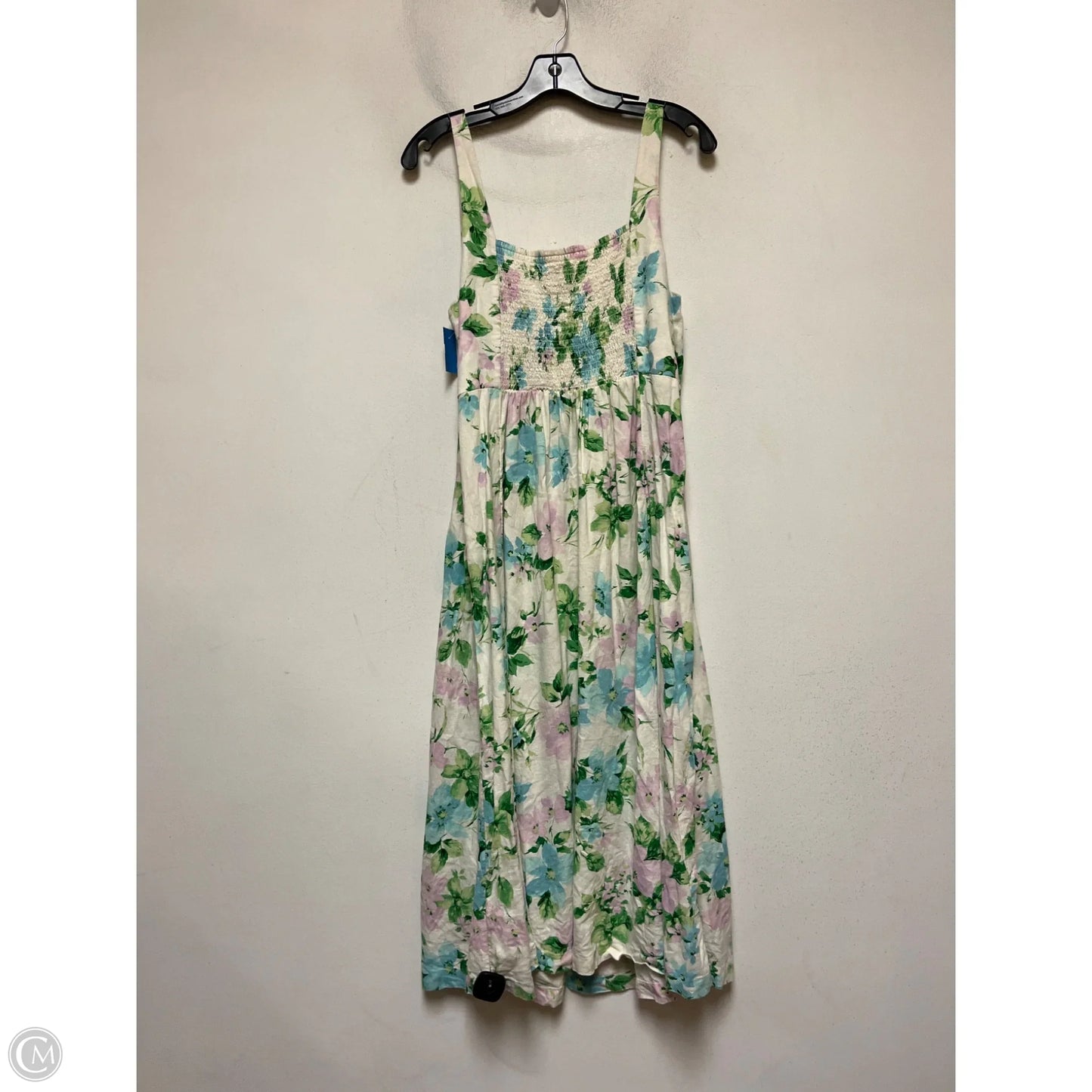 Dress Casual Midi By Old Navy In Floral Print, Size: L