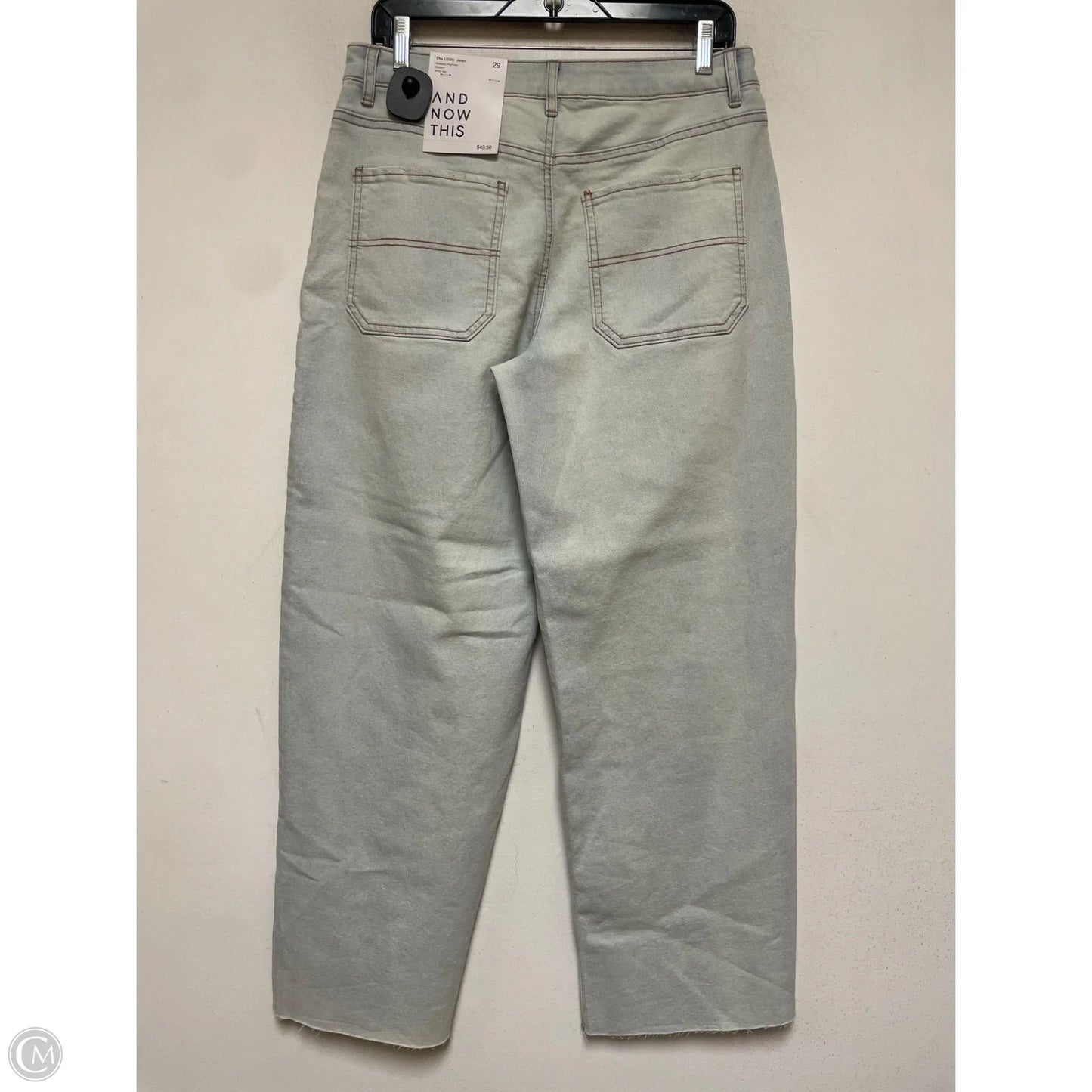 Jeans Wide Leg By And Now This In Blue Denim, Size: 6