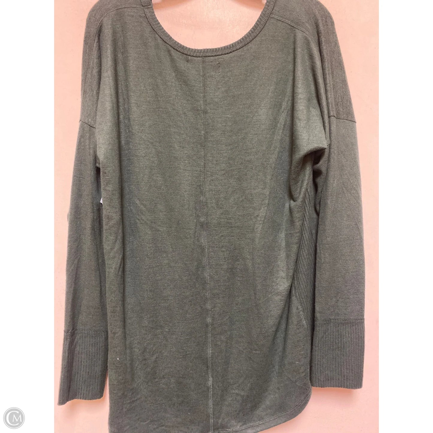 Top Long Sleeve By Abercrombie And Fitch In Green, Size: Xl